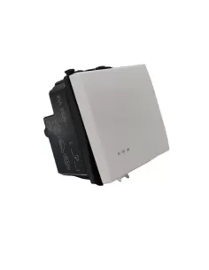 Vimar 20008.2.B 1P N° 10A 2 Module Bouton-poussoir blanc 2