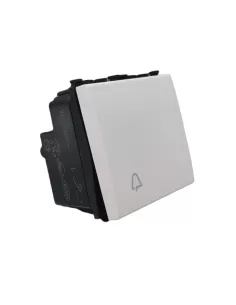 Vimar 20008.2.CB 1P No 10A Bouton de Sonnette 2 Modules Blanc 2
