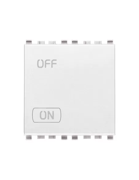 Vimar 20016.2.B Interrupteur 2P 20Ax 2 Modules Blanc Vimar 20016.2.B Interrupteur 2P 20Ax 2 Modules Blanc