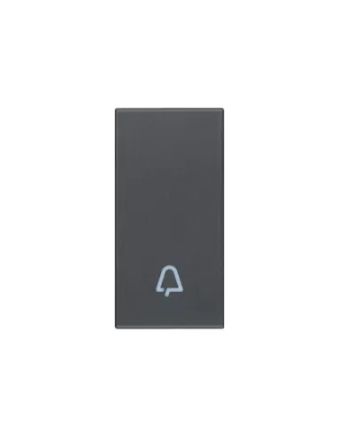 Vimar 20021.C Cache Clé 1 Module Symbole Cloche Gris