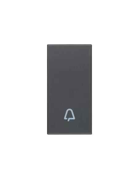 Vimar 20021.C 1-Module Key Cover Bell Symbol Grey