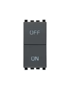 Vimar 20058 Deux boutons indépendants Sans NC 10A Gris