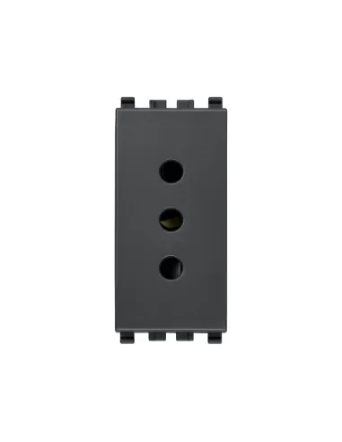 Vimar 20201 Eikon 2P T 10A P11 Grey Socket