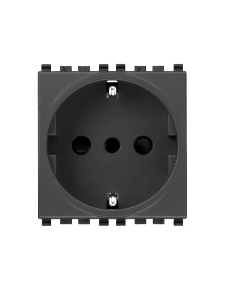 Vimar 20209 2P T 16A P30 Steckdose grau