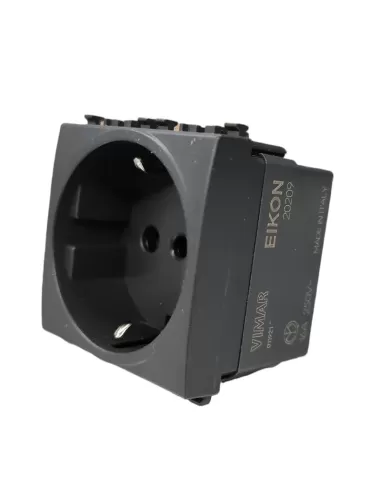 Vimar 20209 2P T 16A P30 Socket Grey