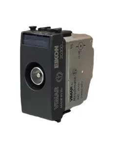 Vimar 20300.15 Prise traversante TV-RD-Sat 15 dB mâle G