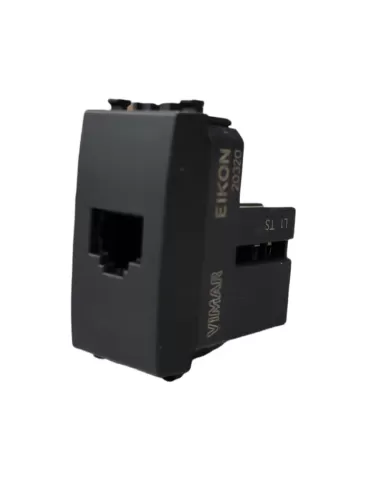 Vimar 20320 Prise RJ11 6/4 Grise