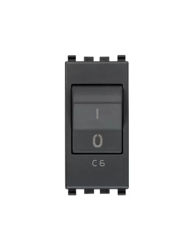 Vimar 20405.06 Magnetoremischer Schalter 1P N C6 120-230V Grau