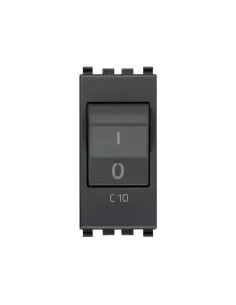 Vimar 20405.10 Interrupteur thermique magnétique 1P N C10 120-230V Gris 2