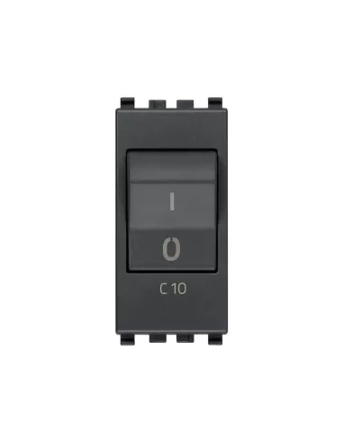 Vimar 20405.10 Magnetic thermal switch 1P N C10 120-230V Gray