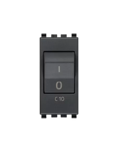 Vimar 20405.10 Magnetic thermal switch 1P N C10 120-230V Gray Vimar 20405.10 Magnetic thermal switch 1P N C10 120-230V Gray