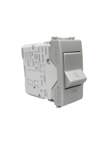 Vimar 20405.10.N Interrupteur magnétothermique 1P N C10 120-230V Suivant