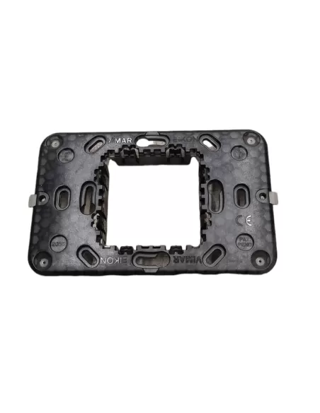 Vimar 20612 Soporte para 2 Módulos Centrales con Tornillos