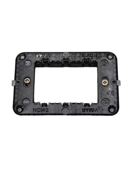 Support Vimar 20613 pour 3 modules, vis, série Eikon