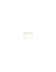 Vimar 20653.B72 Assiette Classique 3 Modules Blanc Glace