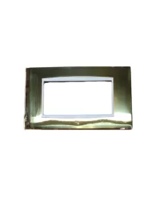 Vimar 20654.B24 Plaque Classique 4 Modules Or Poli