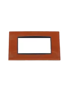 Vimar 20654.73 Plaque classique 4 modules Ambre Glace