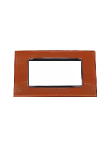 Vimar 20654.73 Classic Plate 4 Modules Amber Ice