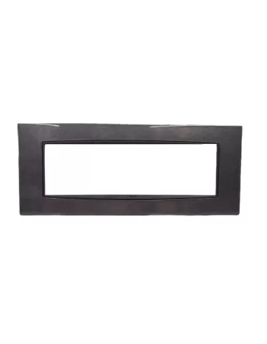 Vimar 20657.09 Plaque Classique 7 Modules Gris Métal Atlantique