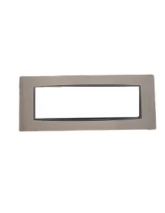 Vimar 20657.14 Placa Clásica 7 Módulos Titanio Mate