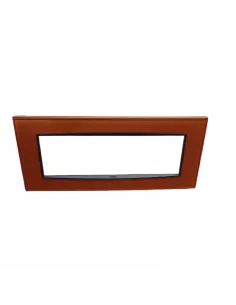 Vimar 20657.73 Classic Plate 7 Modules Amber Ice