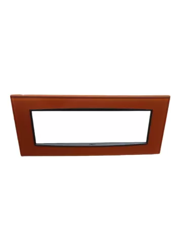 Vimar 20657.73 Classic Plate 7 Modules Amber Ice