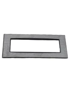 Plaque Vimar 20657.93 Classic à 7 modules en acier inoxydable anthracite brossé