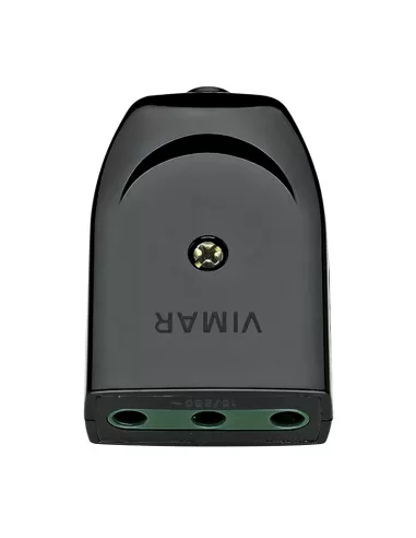 Vimar 2P T 16A Axial Black Socket 00222 Stecker und Steckdosen