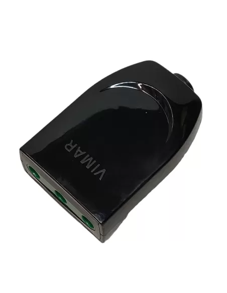 Prise axiale noire Vimar 2P T 16A 00222 Fiches et prises