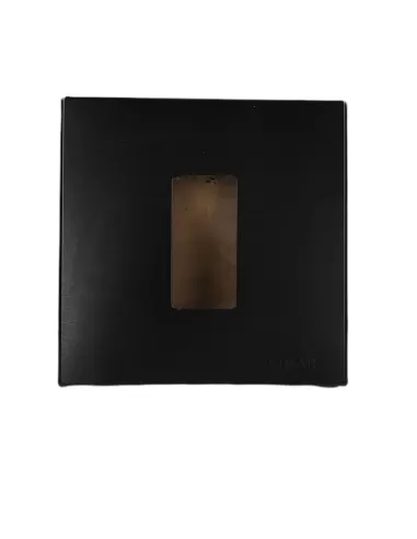 Vimar 08605.N Placa de aluminio de 1 módulo con cierre a presión negro