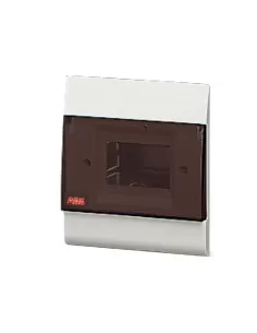 Cuadro de distribución empotrable ABB IP40 de 4 módulos con puerta ahumada 1SL2024A00