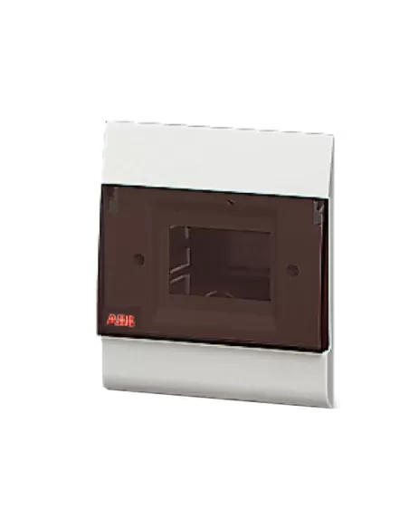 Tableau électrique encastré Abb IP40 à 4 modules avec porte fumée 1sl2024a00