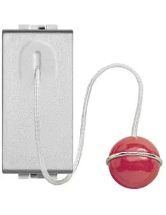 Bouton poussoir Bticino light tech 1p no 10a avec tirant nt4033