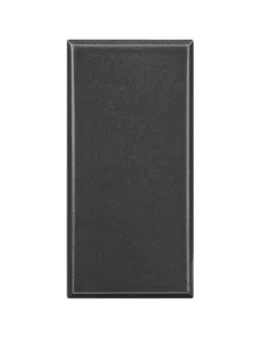 Tapa de orificio para poste falso con botón oscuro Bticino Axolute HS4950