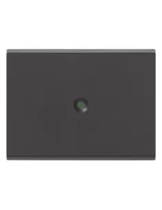 Vimar 16972 - Cubierta de llave neutra de 2 módulos para pulsadores/interruptores basculantes, gris