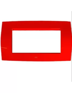 Abb 2cse0420sfp plaque en technopolymère souple elos rouge 4 modules