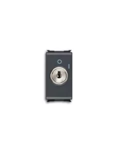 Interrupteur bipolaire Abb, 10 a avec clé 2cse1007el elos
