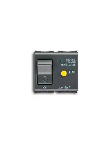 Abb differential circuit breaker, 1p n, c6 -10ma -1,5ka 2cse1307el elos