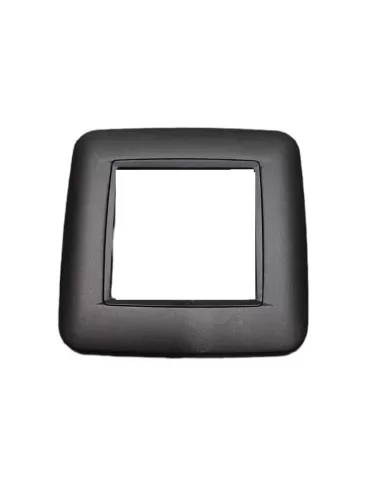 Vimar 20672 15 Plaque ronde 2 modules Anthracite mat