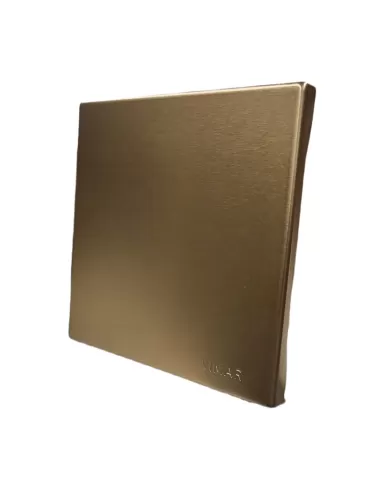 Vimar 08610.Br Copriscatola Alluminio Per Supporto Art 8501/8502 Oxiver Serie 8000