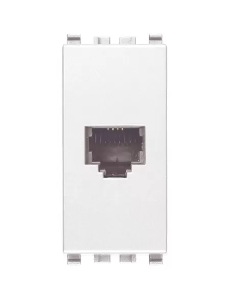 Vimar Eikon 20320.B Toma Rj11 Entrada Plug 6/4 Blanco
