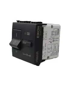 Vimar Eikon 20411.06 Interrupteur thermique magnétique différentiel 1P N C6 10Ma Gris 2