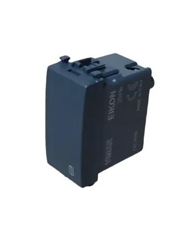 Porte-fusible Vimar Eikon 20416 1P 16A Gris (Fusibles 5X20Mm - 6,3X32Mm)