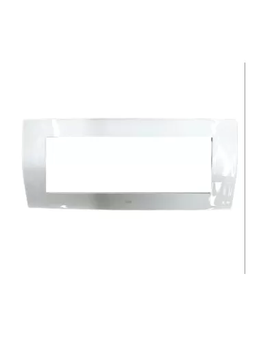 Abb 2cse0603sfp plaque souple 6 modules gris argent clair