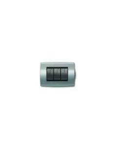 Abb 2cse0632sfz plaque souple 6 modules bleu fjord