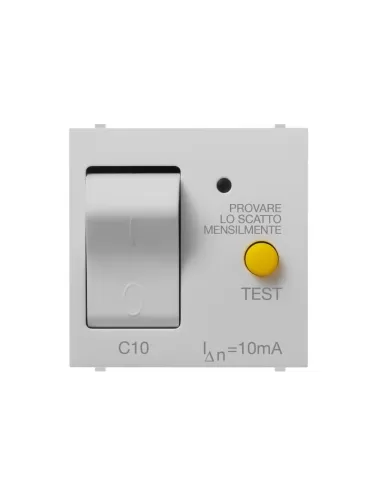 Abb 2csy1308mc interruttore automatico magnetotermico differenziale 1p n c10 10ma 3ka