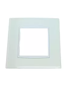 Vimar Eikon 20642.B01 Plaque Classique 2 Modules Blanc Arctique