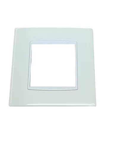 Vimar Eikon 20642.B01 Placa Classic 2 Módulos Blanco Ártico