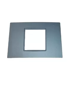 Vimar Eikon 20652.15 Placa Classic 2 Módulos Centrales Antracita Mate