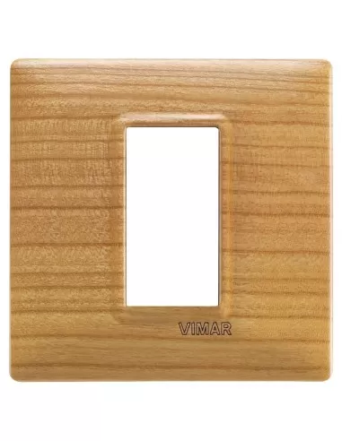 Vimar 14641.63 Placa 1 Módulos en Madera de Cerezo Serie Plana